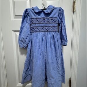 Vive la fete size 5 light corduroy smocked dress